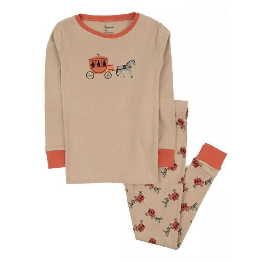 3/$30 Leveret Infant Baby 18-24 Months Pumpkin Carriage 2-piece Pajamas BUY 2 GE